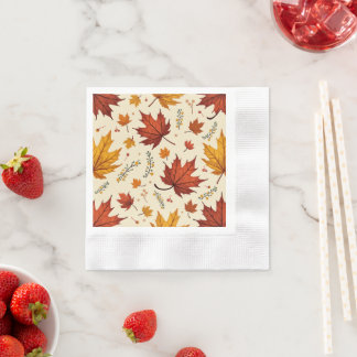 A paper napkin that makes you feel autumn.