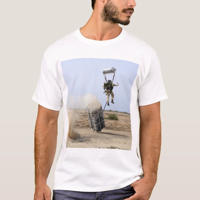 A pararescueman drops into the zone T-Shirt (Front)