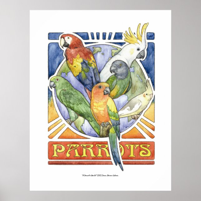A Parrot's World Poster (Front)