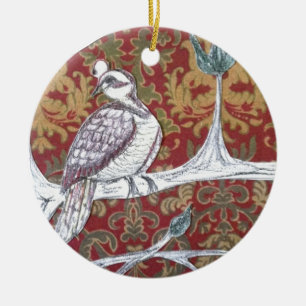 A Partridge in a Pear Tree 3.0 Ceramic Tree Decoration