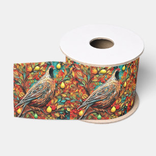A Partridge In A Pear Tree Grosgrain Ribbon