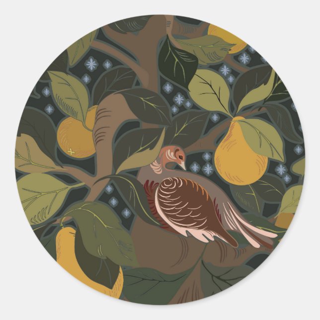 A Partridge In A Pear Tree Stickers (Front)