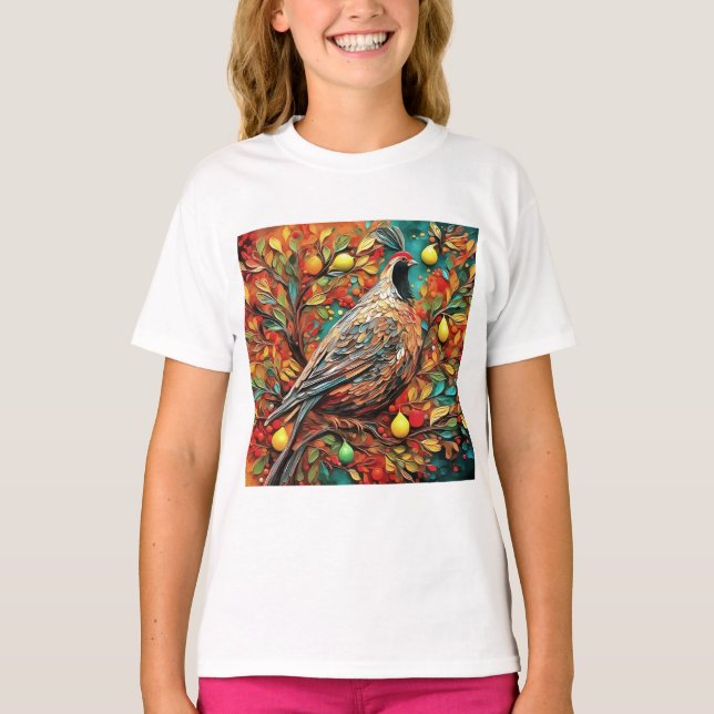 A Partridge In A Pear Tree T-Shirt (Front)