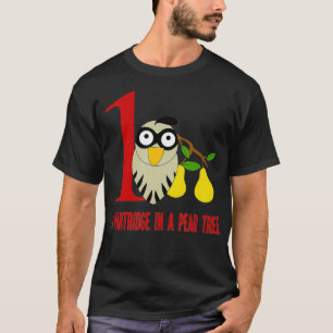 A Partridge in Pear Tree Song 12 Days Christmas T-Shirt