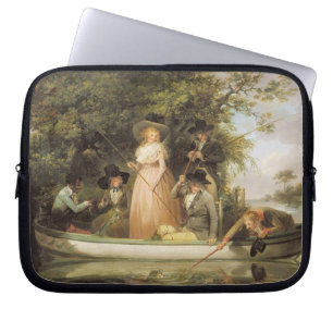 A Party Angling (oil on canvas) Laptop Sleeve