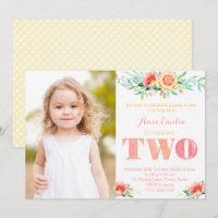 A party is due, turning two, 2nd birthday for Girl