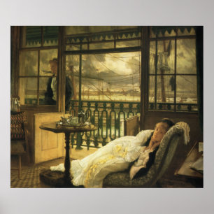 A Passing Storm, by James Tissot Poster