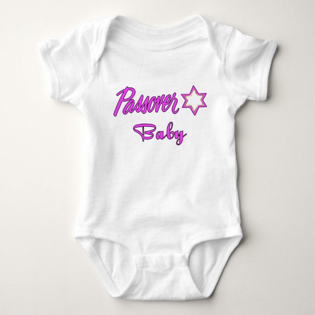 A Passover Baby Girl Bodysuit (Front)