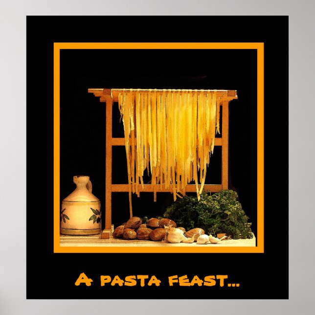 A pasta feast poster (Front)