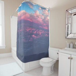 A Pastel Panorama of Nature Shower Curtain
