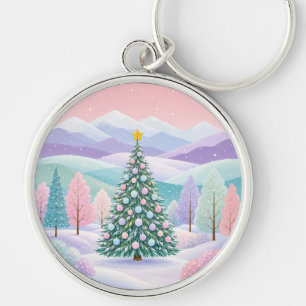 A Pastel Winter Dream Key Ring