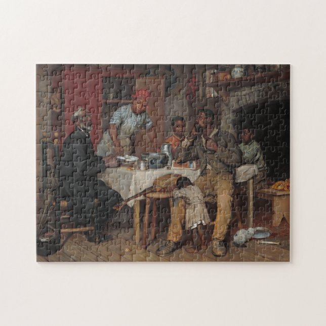 A Pastoral Visit Jigsaw Puzzle (Horizontal)