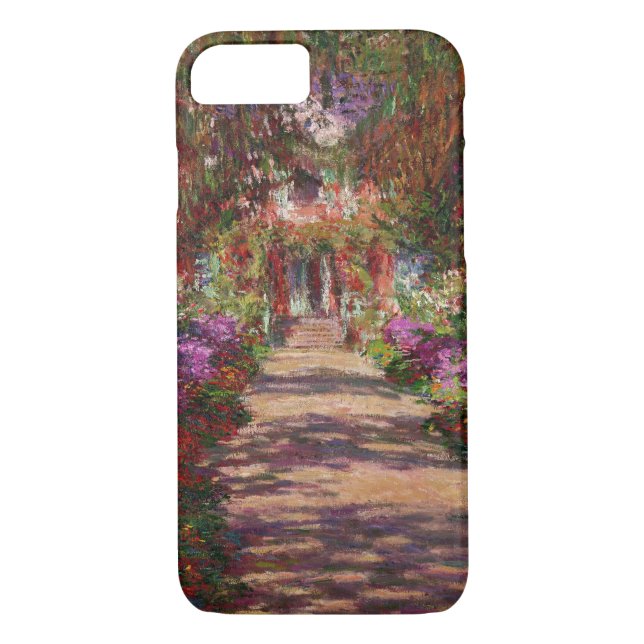 A Pathway in Monet's Garden, Giverny, iPhone 7 cas Case-Mate iPhone Case (Back)