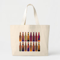 a pattern of bottles (beer)