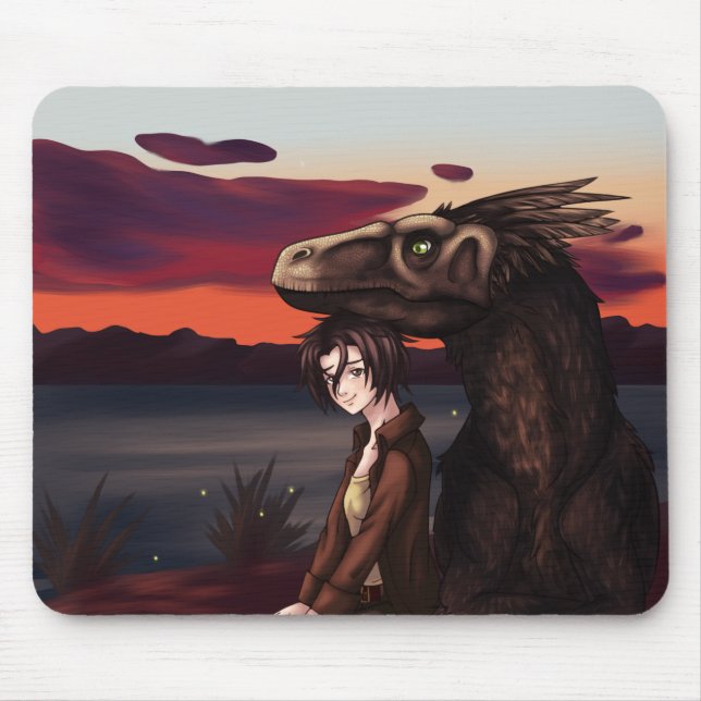 A Peaceful Evening Mouse Pad (Front)