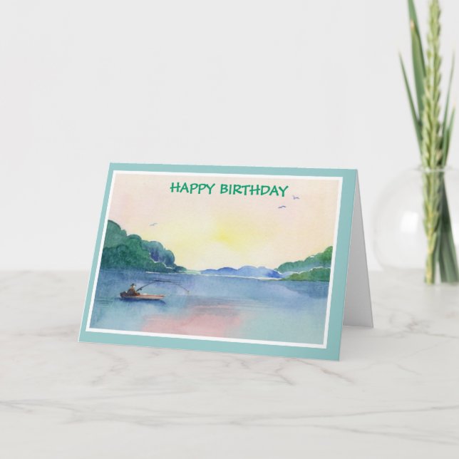 A PEACEFUL HAPPY BIRTHDAY CARD (Front)