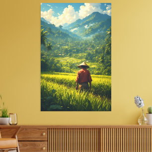 A Peaceful Harvest Canvas Print