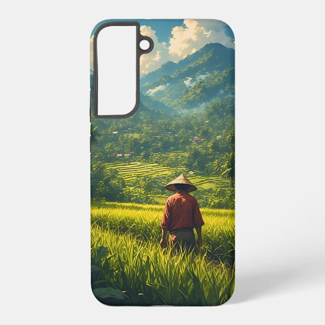 A Peaceful Harvest Samsung Galaxy S22+ Case (Back)