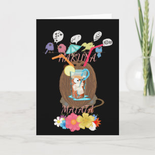 A Peaceful Kingdom: A Lion's Peaceful Moment Holiday Card