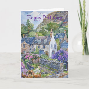 A Peaceful Scottish Village Card