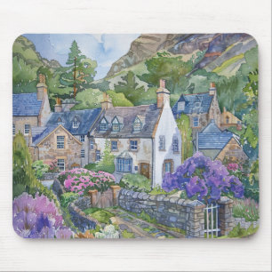 A Peaceful Scottish Village Mouse Pad