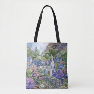 A Peaceful Scottish Village Tote Bag