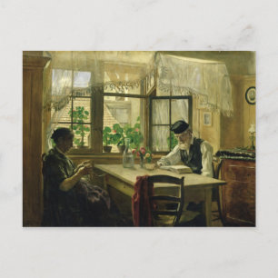 A Peaceful Sunday, 1876 Postcard