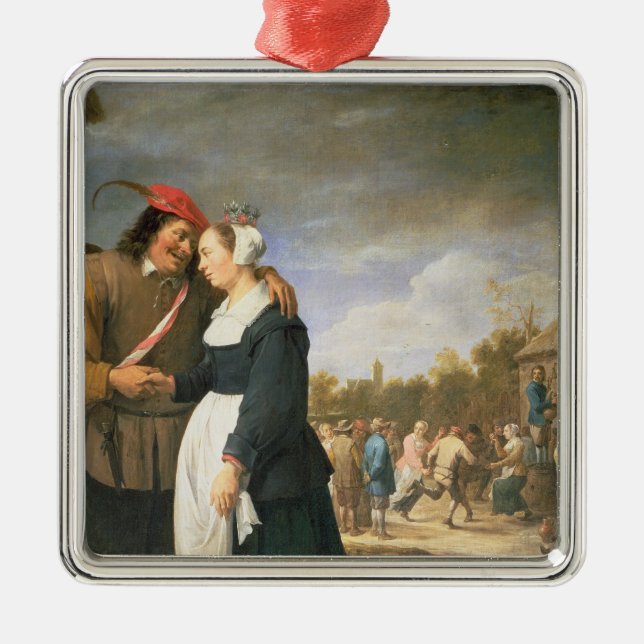 A Peasant Wedding, 1648 Metal Tree Decoration (Front)