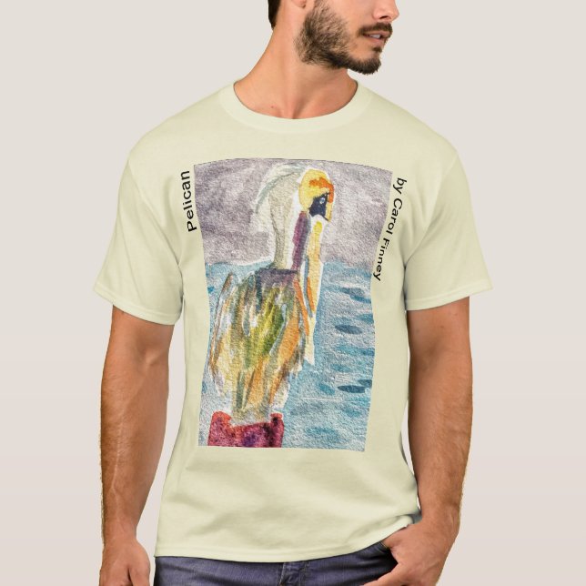 A Pelican Day at the Beach T-Shirt (Front)