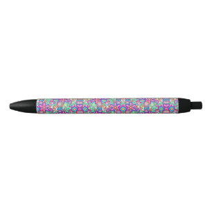 A pen with a black tip and clip