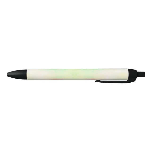 A pen with a pastel greenish-white barrel  (Bottom)