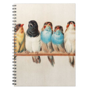 A Perch of Birds by Hector Giacomelli Notebook