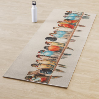 A Perch of Birds by Hector Giacomelli Yoga Mat