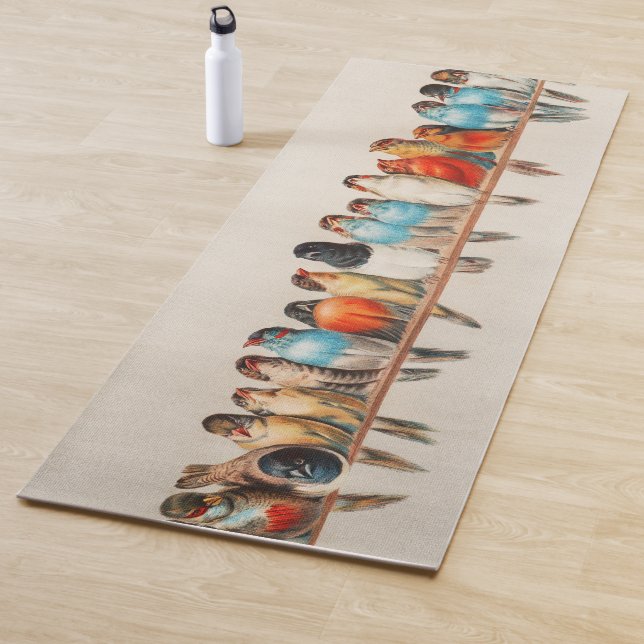 A Perch of Birds by Hector Giacomelli Yoga Mat (In Situ)