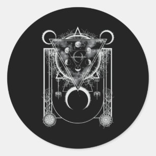 A Perfect Circle €“ Crescents Classic Round Sticker