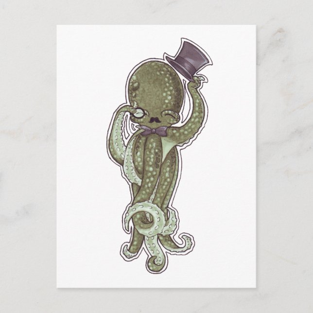 A Perfect Gentlephalopod Postcard (Front)