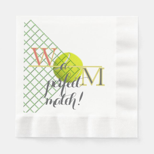 A Perfect Match Paper Napkin (Front)