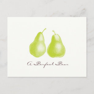 A Perfect Pear Postcard