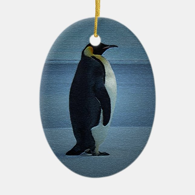 A Perfect Penguin Christmas Ornament (Front)