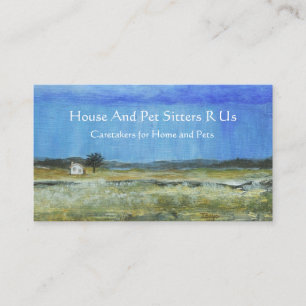 A Perfect Storm, Abstract Art Landscape Painting Business Card