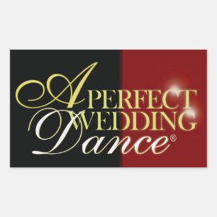 A Perfect Wedding Dance Rectangular Sticker