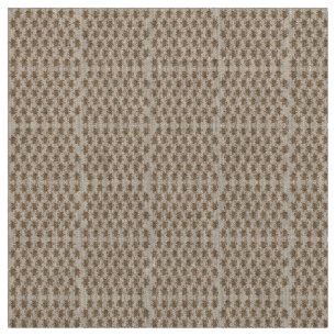 A perfectly symmetrical reflection of a mountain l fabric