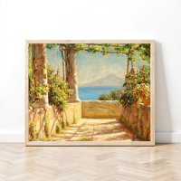 A pergola on Capri, Emil Wennerwald