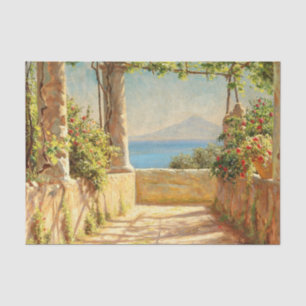 A pergola on Capri, Emil Wennerwald Tissue Paper