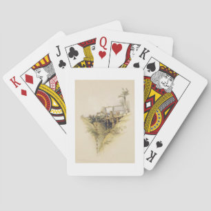 A Persian Water Wheel, used in raising water from Playing Cards