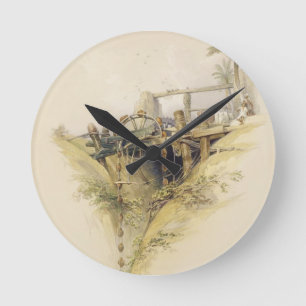 A Persian Water Wheel, used in raising water from Round Clock