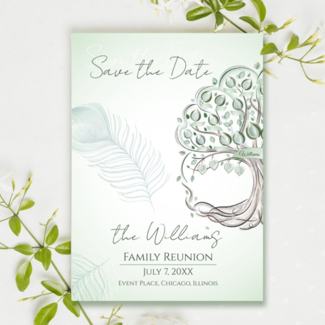 A personalised Family Tree Reunion Invitation (Creator Uploaded)