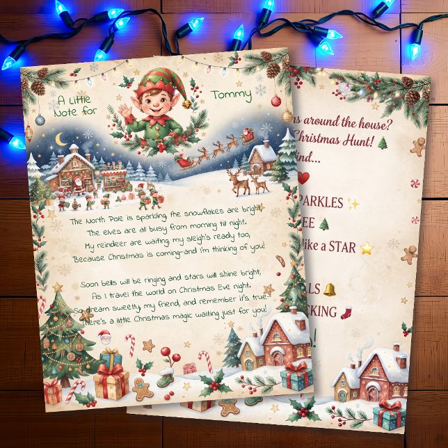 A Personalised Letter from Santa & Scavenger Hunt (Creator Uploaded)