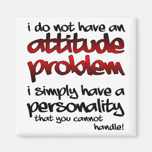 A Personality You Can't Handle Funny Fridge Magnet