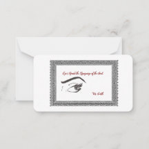 A personalizing beautiful eye  Note Card